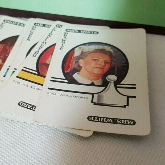 1992 Clue Detective Board Game Parker Brothers Vintage - Picture 5 of 7